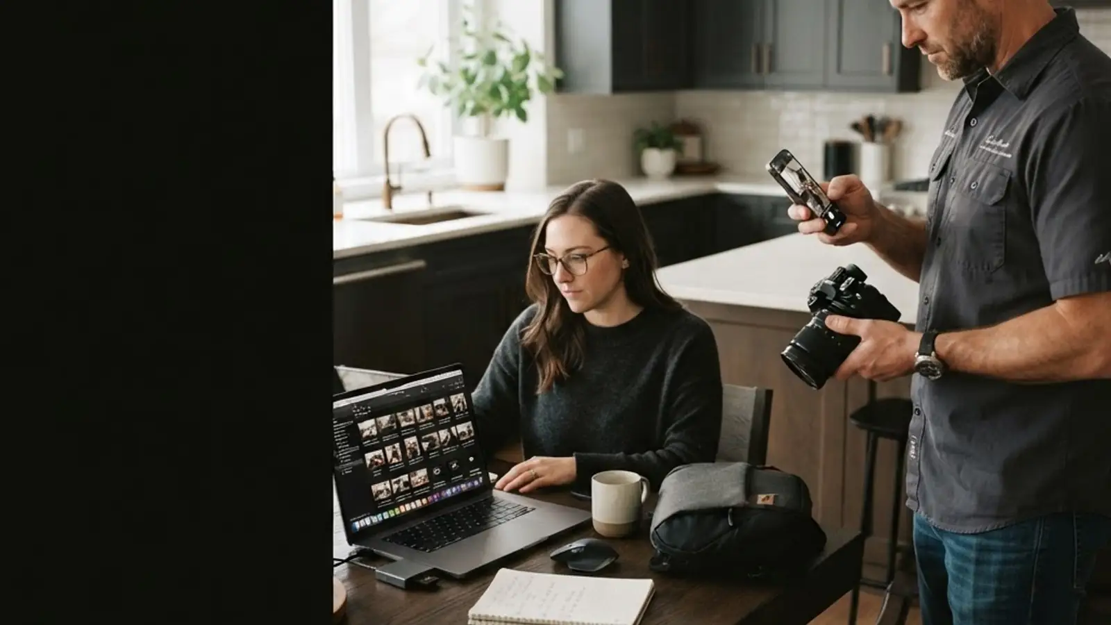 Local contractor project being documented for useful social and local content